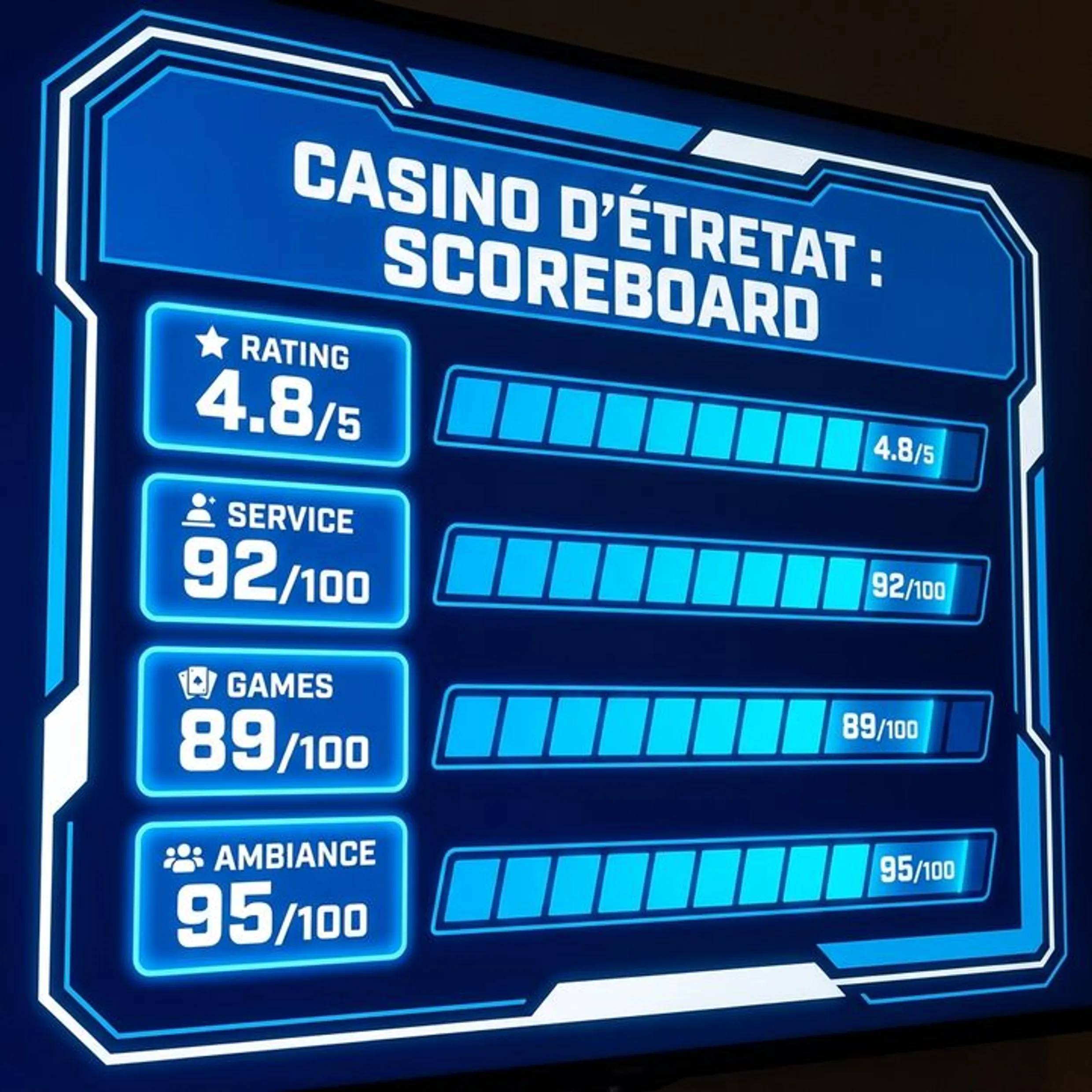 page d'accueil du Casino d'Étretat